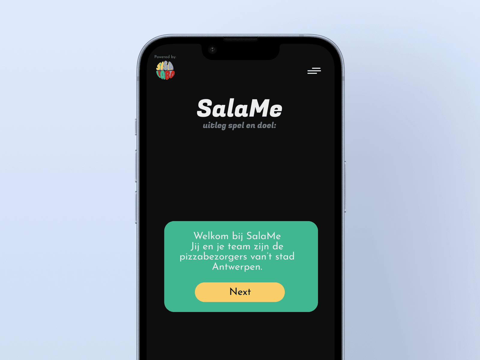 SalaMe - UX/UI Design for a location based quiz app